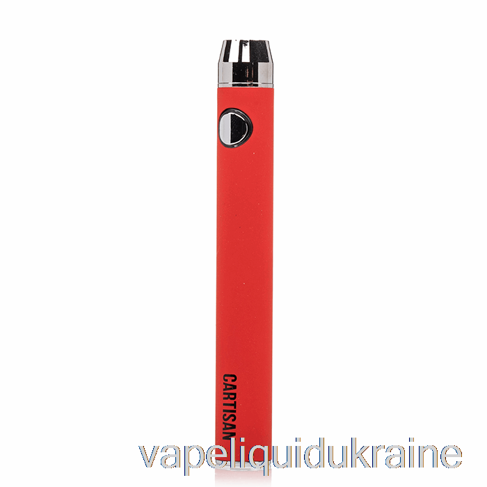 Vape Ukraine Cartisan Button VV 900 Dual Charge 510 Battery [Micro] Red